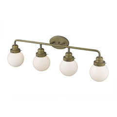 Portsmith 4-Light Raw Brass Vanity - Homeroots