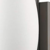 Geometric Bronze Wall Sconce with Frosted Glass Shade - Homeroots - Flyclothing LLC