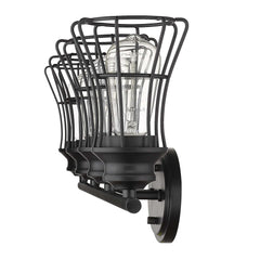 Piers 4-Light Matte Black Vanity - Homeroots