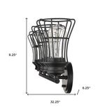 Piers 4-Light Matte Black Vanity - Homeroots - Flyclothing LLC