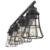 Piers 4-Light Oil-Rubbed Bronze Vanity - Homeroots - Flyclothing LLC