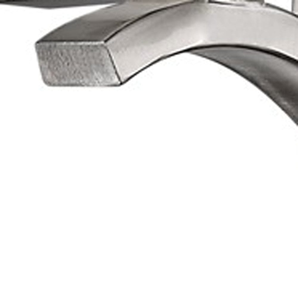 One Light Silver and Glass Wall Sconce - Homeroots