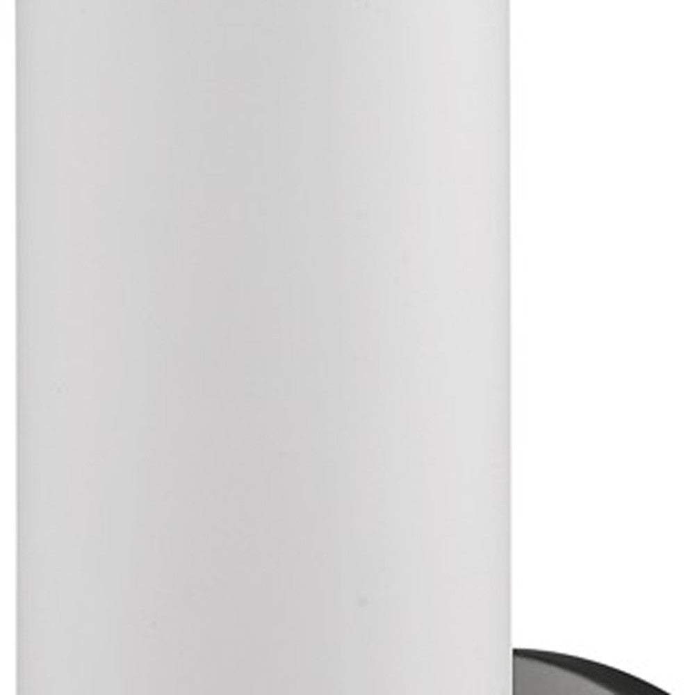 Silver Wall Light with Narrow Frosted Glass Shade - Homeroots - Flyclothing LLC
