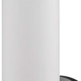 Silver Wall Light with Narrow Frosted Glass Shade - Homeroots - Flyclothing LLC