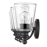 Ceil 4-Light Matte Black Vanity - Homeroots - Flyclothing LLC