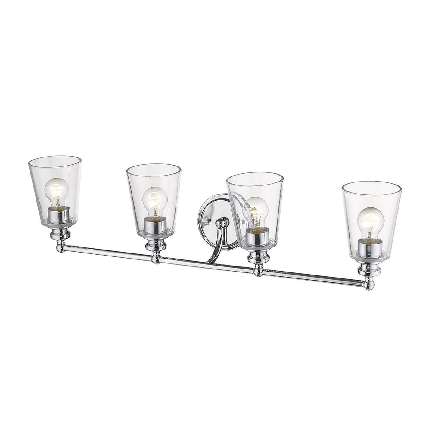 Ceil 4-Light Chrome Vanity - Homeroots - Flyclothing LLC