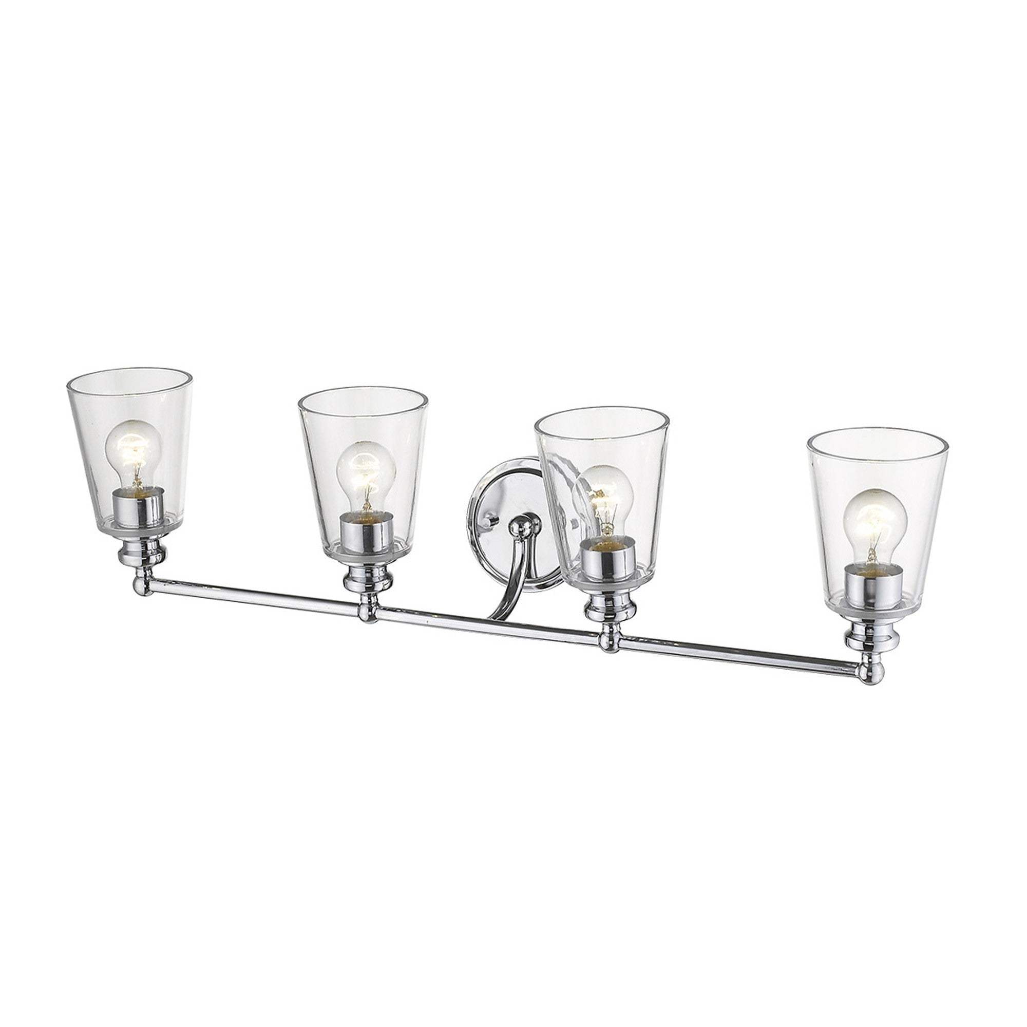 Ceil 4-Light Chrome Vanity - Homeroots - Flyclothing LLC