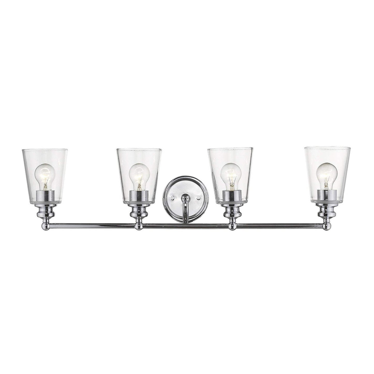 Ceil 4-Light Chrome Vanity - Homeroots - Flyclothing LLC