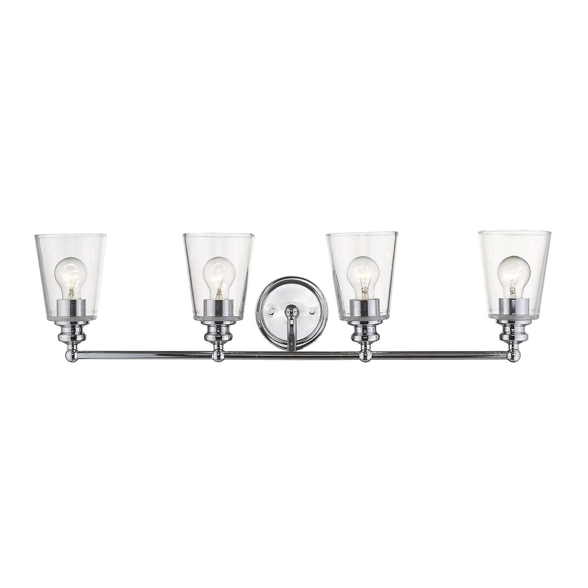 Ceil 4-Light Chrome Vanity - Homeroots - Flyclothing LLC