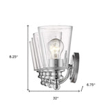 Ceil 4-Light Chrome Vanity - Homeroots - Flyclothing LLC