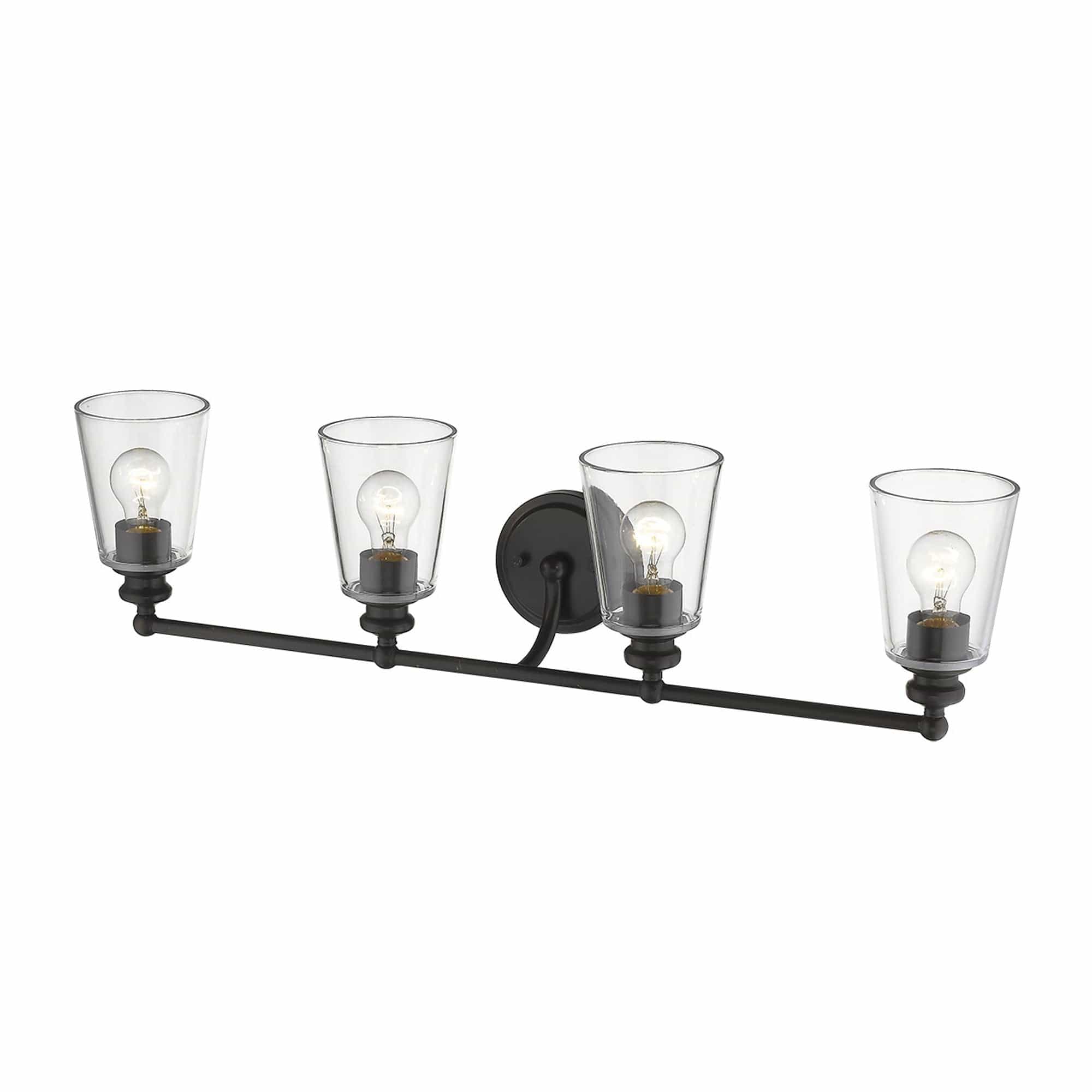 Ceil 4-Light Oil-Rubbed Bronze Vanity - Homeroots