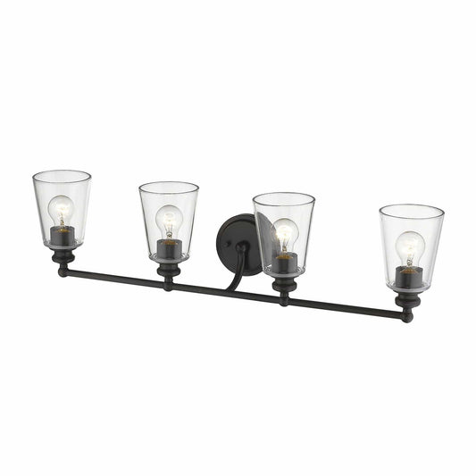 Ceil 4-Light Oil-Rubbed Bronze Vanity - Homeroots
