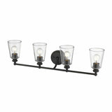 Ceil 4-Light Oil-Rubbed Bronze Vanity - Homeroots