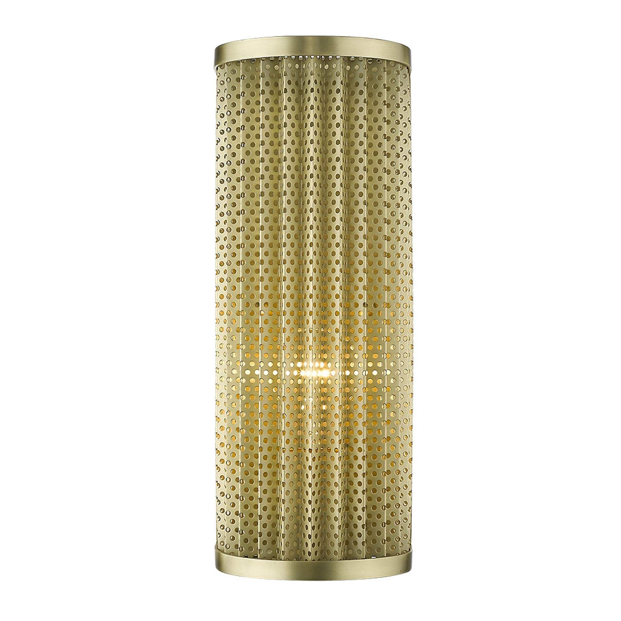 Basetti 1-Light Gold Sconce - Homeroots - Flyclothing LLC