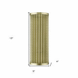 Basetti 1-Light Gold Sconce - Homeroots - Flyclothing LLC