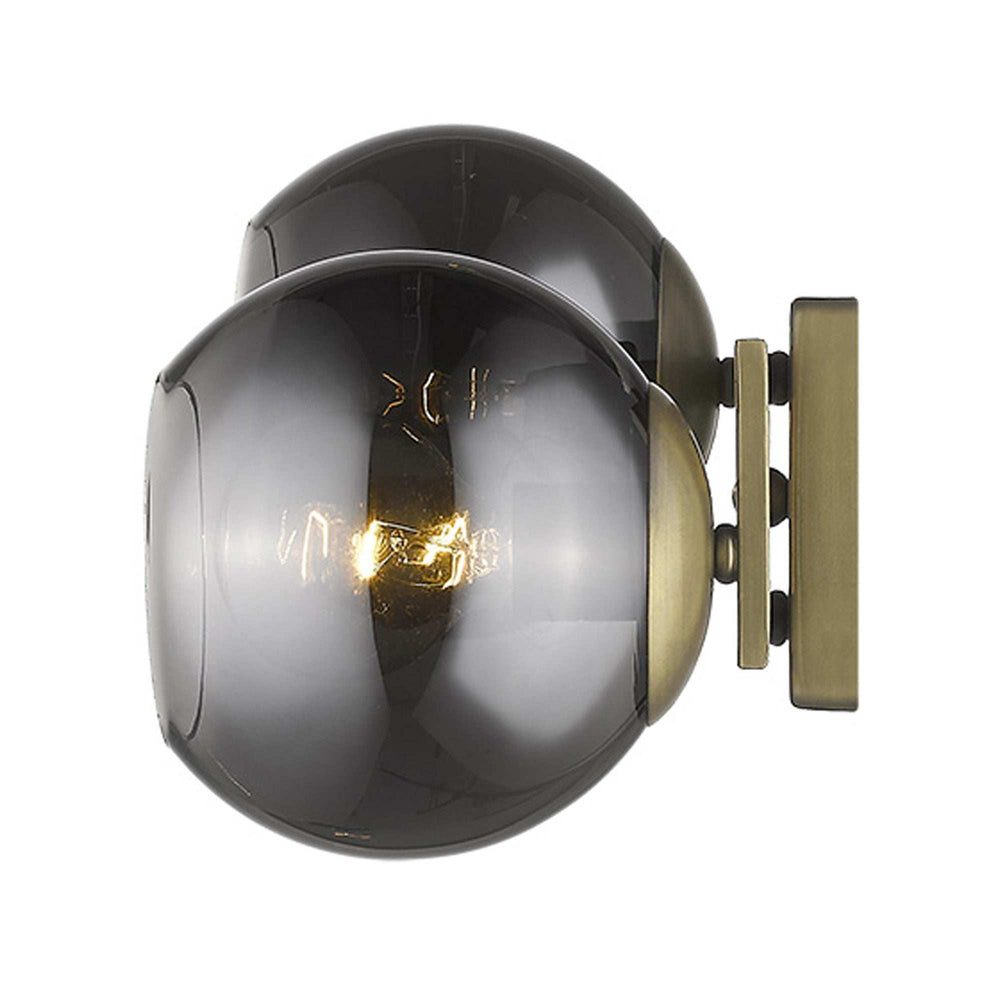 Lunette 2-Light Aged Brass Sconce - Homeroots - Flyclothing LLC