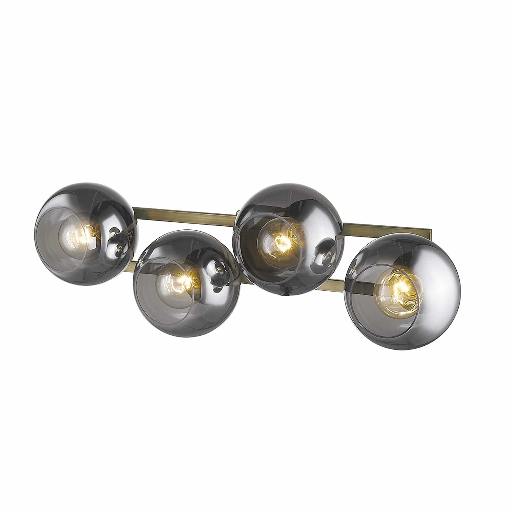 Lunette 4-Light Aged Brass Sconce - Homeroots