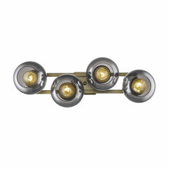 Lunette 4-Light Aged Brass Sconce - Homeroots