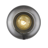 Gold and Smoked Glass Wall Light - Homeroots