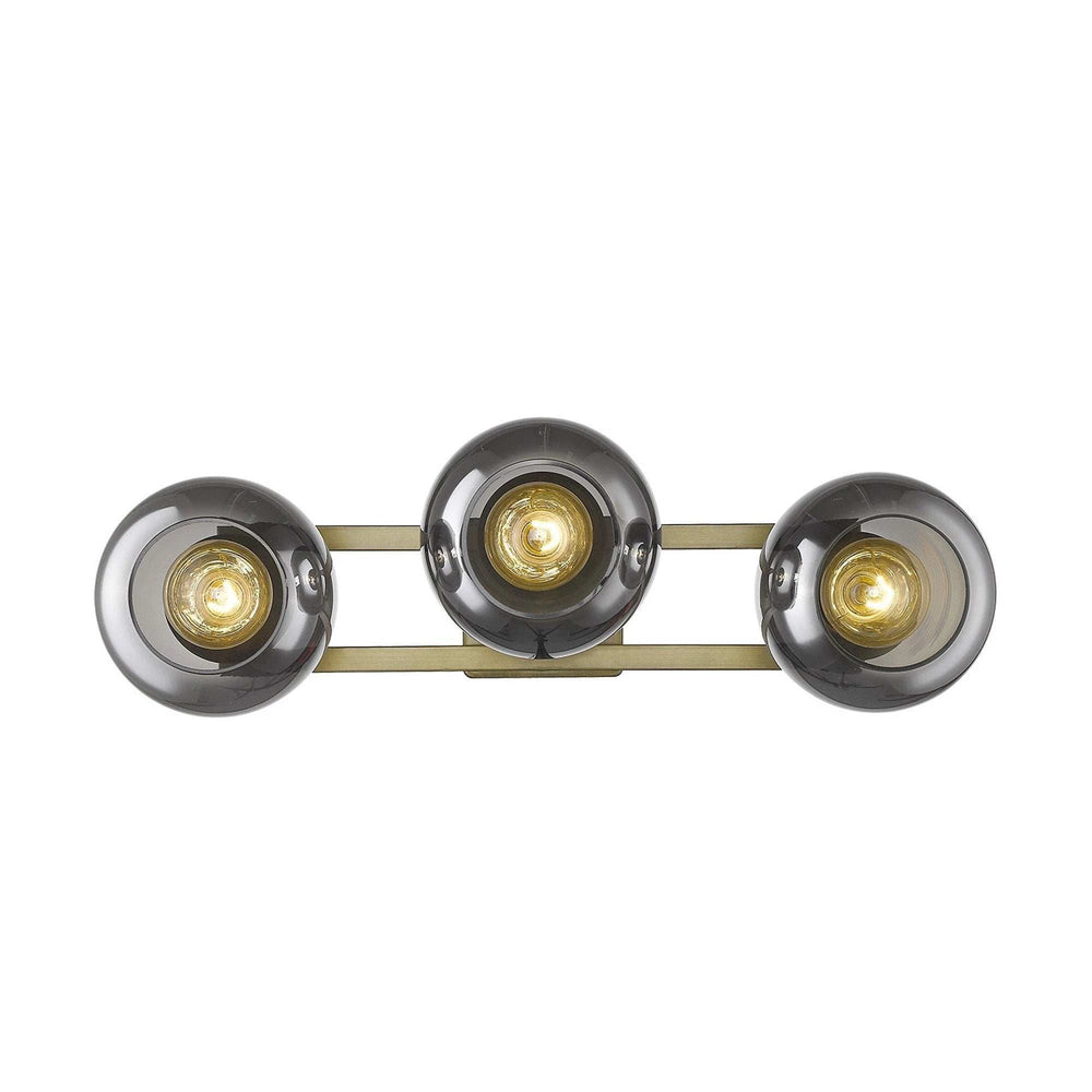 Lunette 3-Light Aged Brass Sconce - Homeroots - Flyclothing LLC