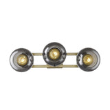 Lunette 3-Light Aged Brass Sconce - Homeroots - Flyclothing LLC