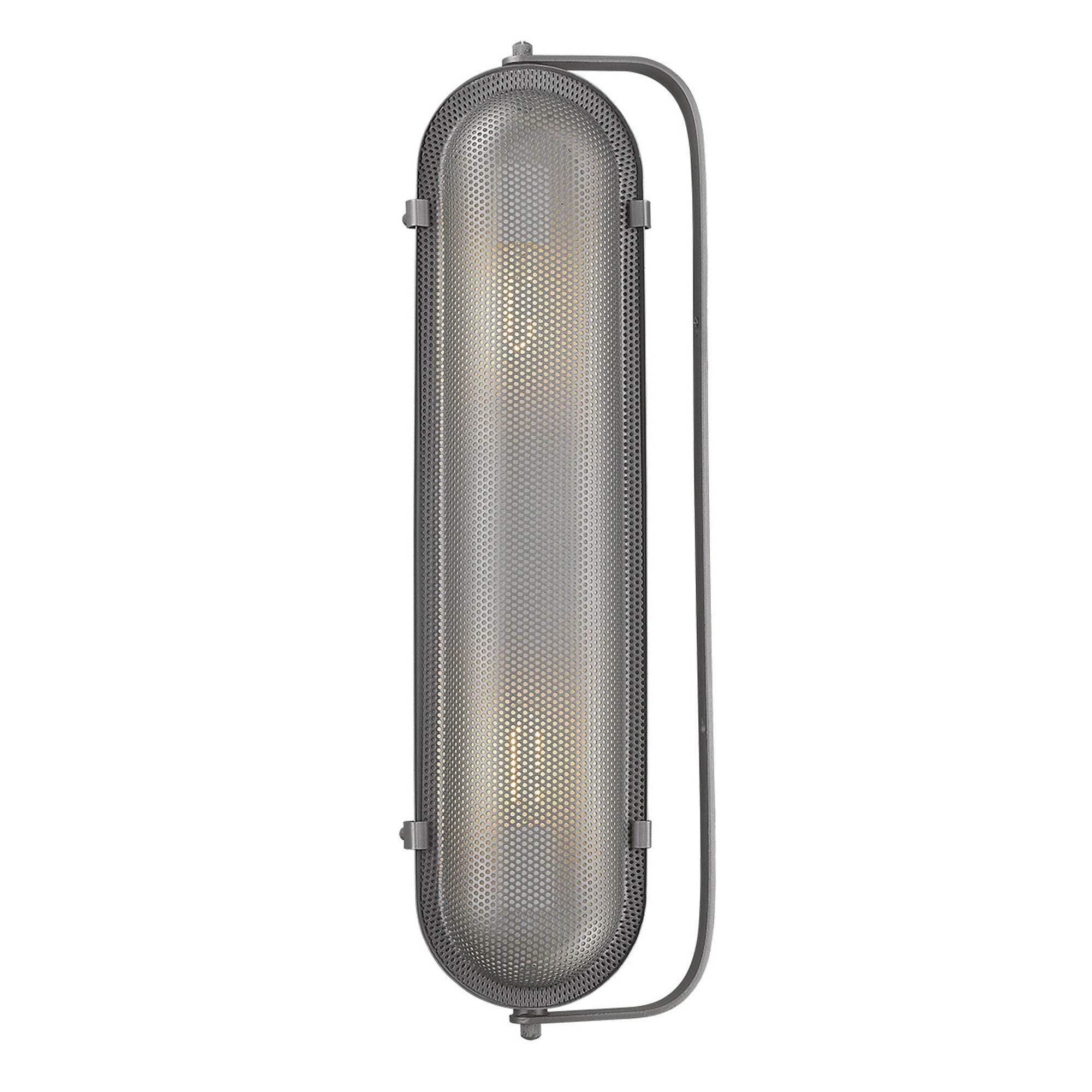 Terra 2-Light Gray Sconce - Homeroots - Flyclothing LLC