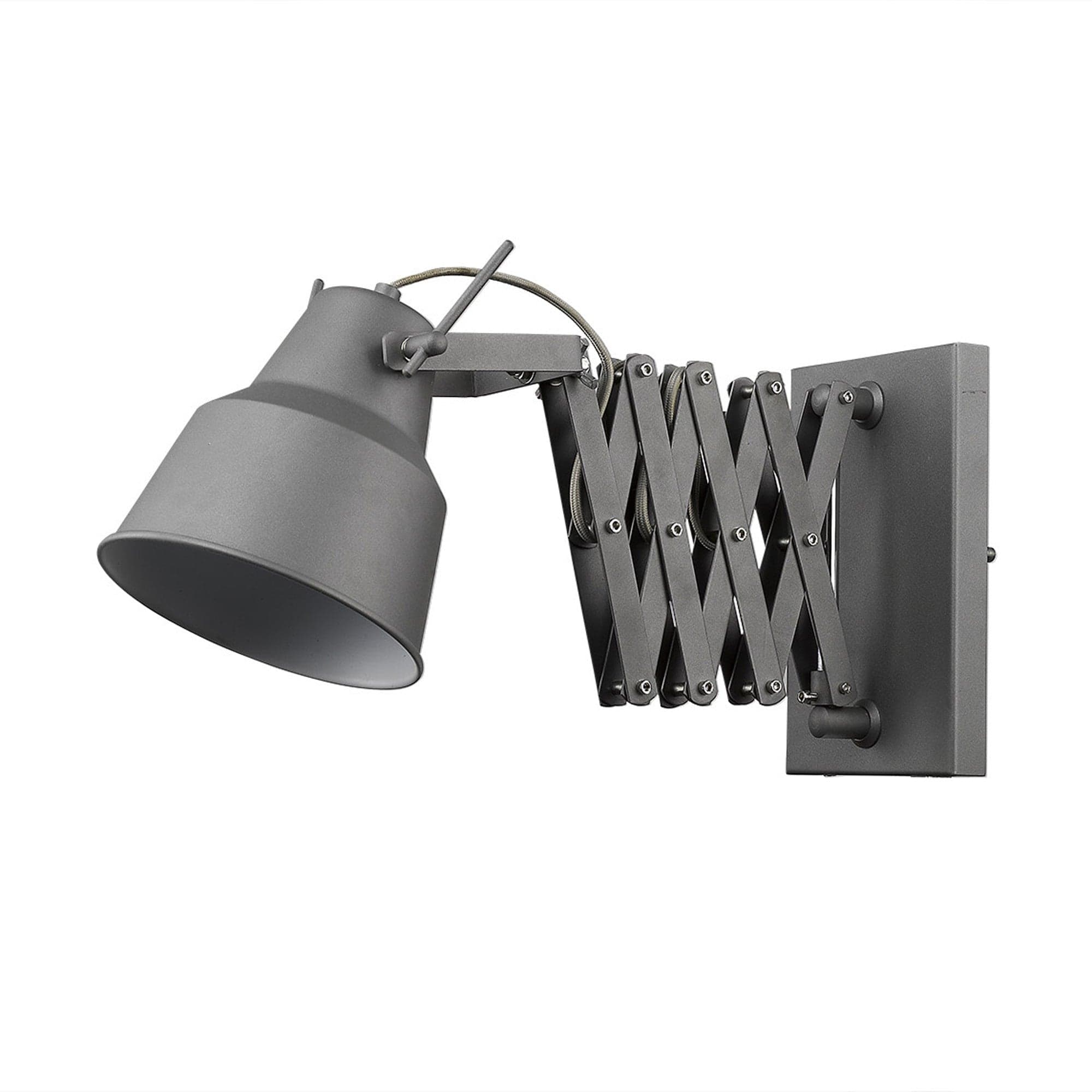 Plexus 1-Light Gray Sconce - Homeroots