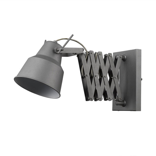 Plexus 1-Light Gray Sconce - Homeroots