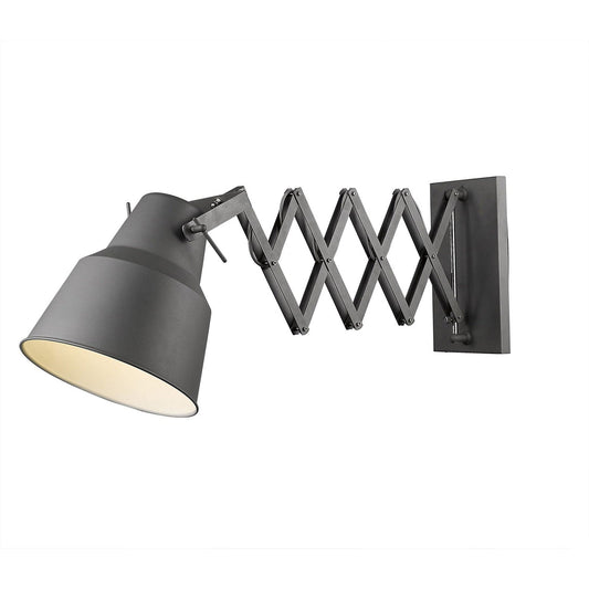 Plexus 1-Light Gray Sconce - Homeroots