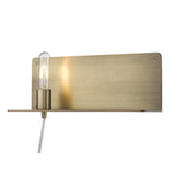 XL Dull Gold Shelf Wall Light - Homeroots - Flyclothing LLC
