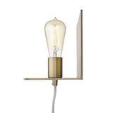 XL Dull Gold Shelf Wall Light - Homeroots - Flyclothing LLC