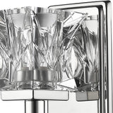Arabella 1-Light Polished Nickel Sconce With Pressed Crystal Shade - Homeroots - Flyclothing LLC