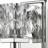 Arabella 1-Light Polished Nickel Sconce With Pressed Crystal Shade - Homeroots - Flyclothing LLC