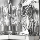 Arabella 1-Light Polished Nickel Sconce With Pressed Crystal Shade - Homeroots - Flyclothing LLC