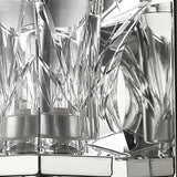 Arabella 1-Light Polished Nickel Sconce With Pressed Crystal Shade - Homeroots - Flyclothing LLC