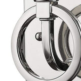Silver Metal Wall Light with Frosted Glass Shade - Homeroots - Flyclothing LLC
