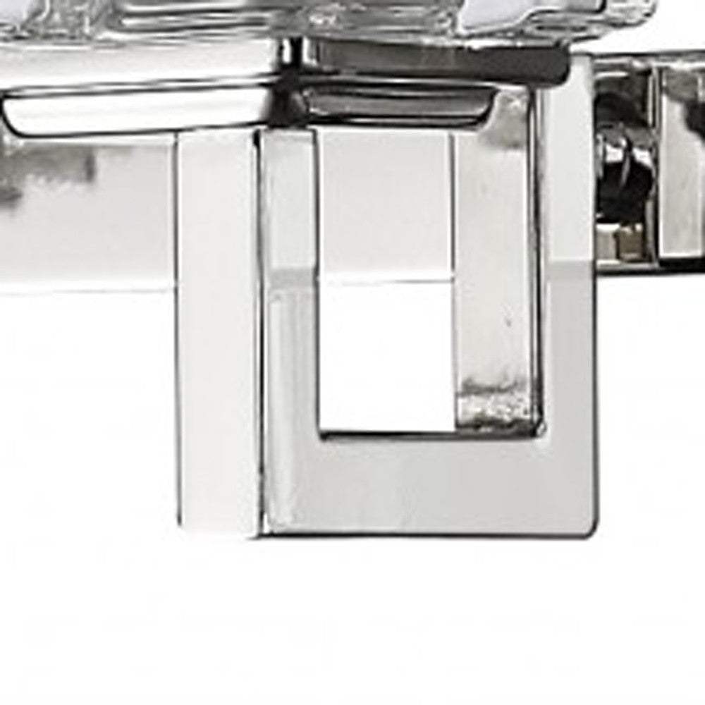 Coralie 5-Light Polished Nickel Sconce With Pressed Crystal Shades - Homeroots - Flyclothing LLC