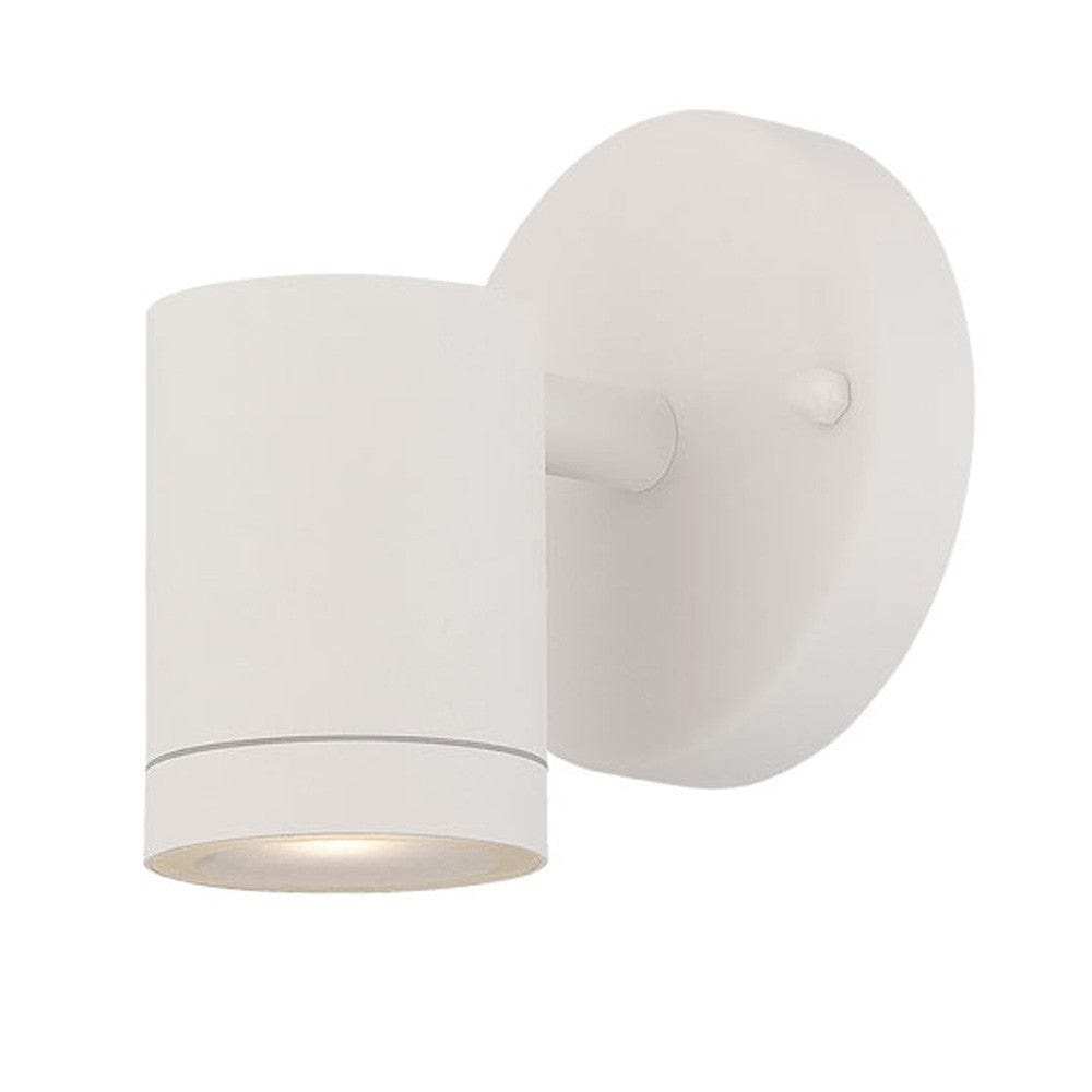 White LED One Light Outdoor Can Shape Wall Sconce - Homeroots - Flyclothing LLC