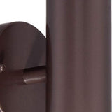 Bronze LED Two Light Can Shape Wall Sconce - Homeroots - Flyclothing LLC
