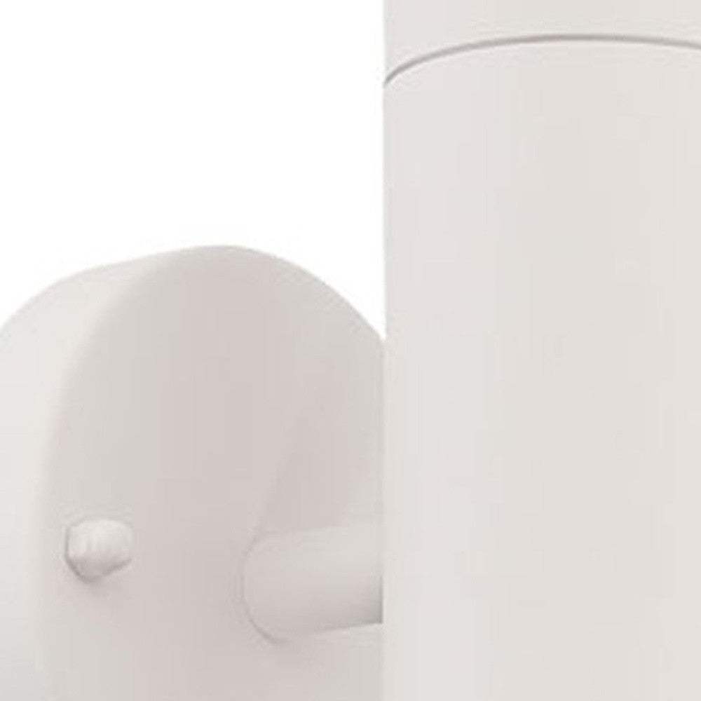 White LED Two Light Can Shape Wall Sconce - Homeroots - Flyclothing LLC