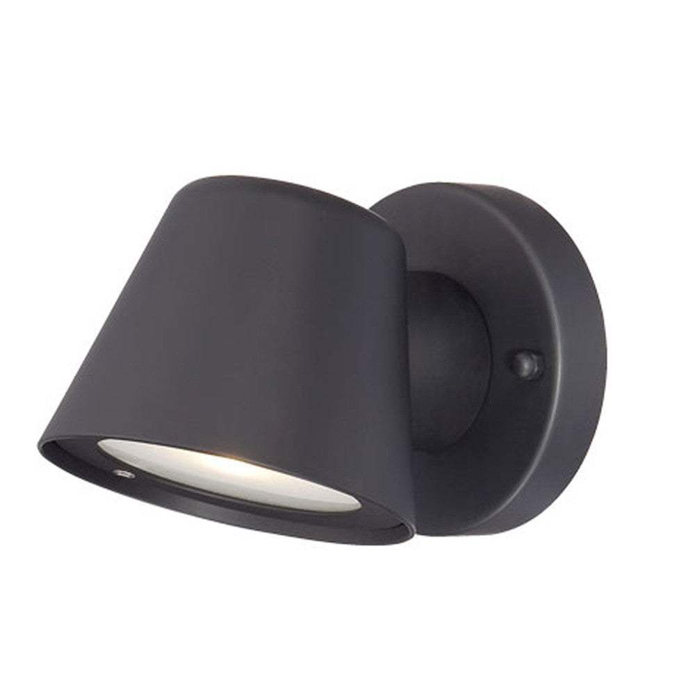 Matte Black LED Short Cone Wall Light - Homeroots - Flyclothing LLC