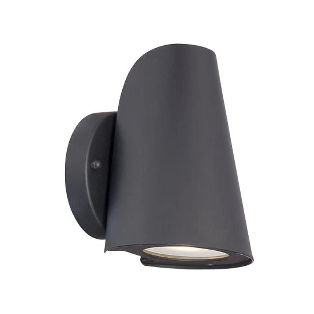 Matte Black LED Conical Wall Sconce - Homeroots