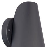 Matte Black LED Conical Wall Sconce - Homeroots
