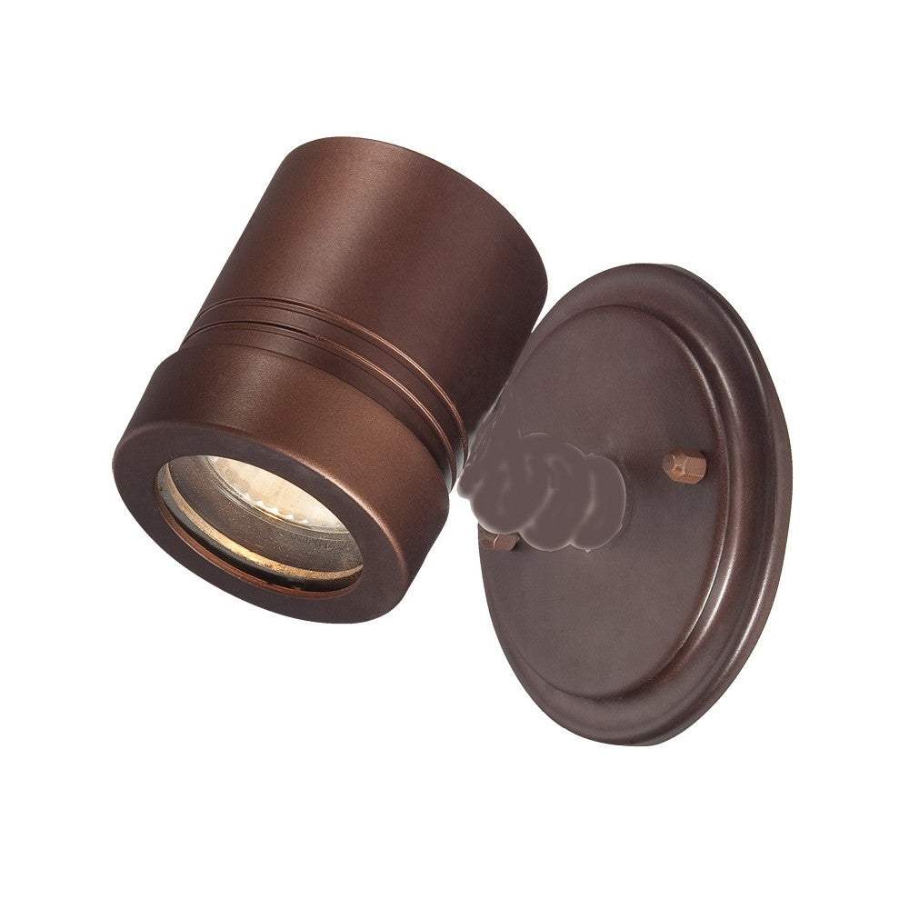 Antique Bronze Cylinder Wall Spotlight - Homeroots - Flyclothing LLC