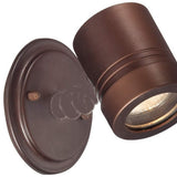 Antique Bronze Cylinder Wall Spotlight - Homeroots - Flyclothing LLC