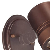 Antique Bronze Cylinder Wall Spotlight - Homeroots - Flyclothing LLC