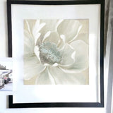 Soft Winter Flower Unframed Print Wall Art - Homeroots