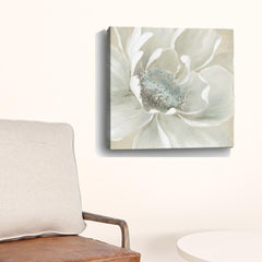 Soft Winter Flower Unframed Print Wall Art - Homeroots