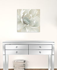 Soft Winter Flower Unframed Print Wall Art - Homeroots
