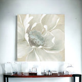 Soft Winter Flower Unframed Print Wall Art - Homeroots